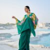 Emerald Green Draped Set