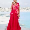 Cherry Blossom Flared Palazzo Co-Ord Set