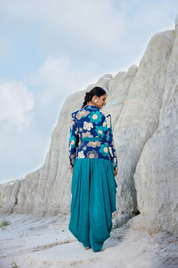 06-08-25_BNY321 Ocean Bloom Draped Dhoti Set
