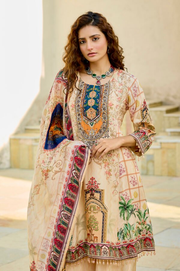 28-09-2025_BNY025 Cream Printed Suit Set