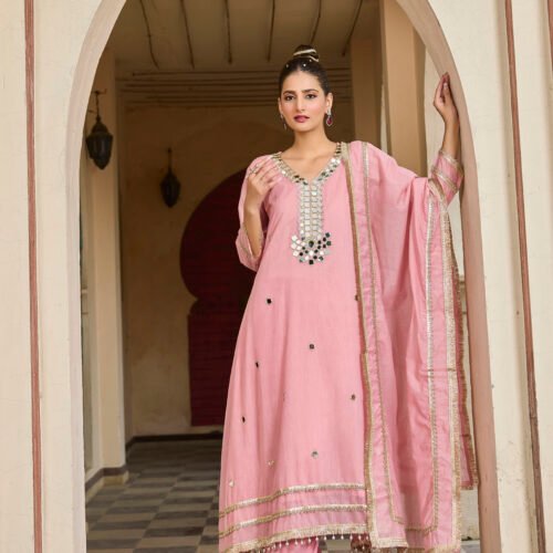 Rose Noor Mirror Kurta Set