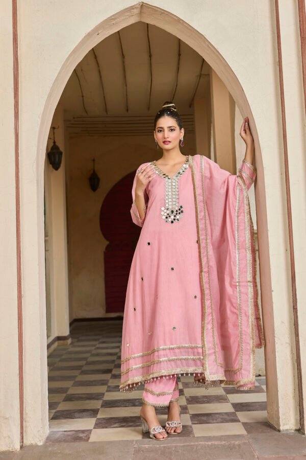Rose Noor Mirror Kurta Set