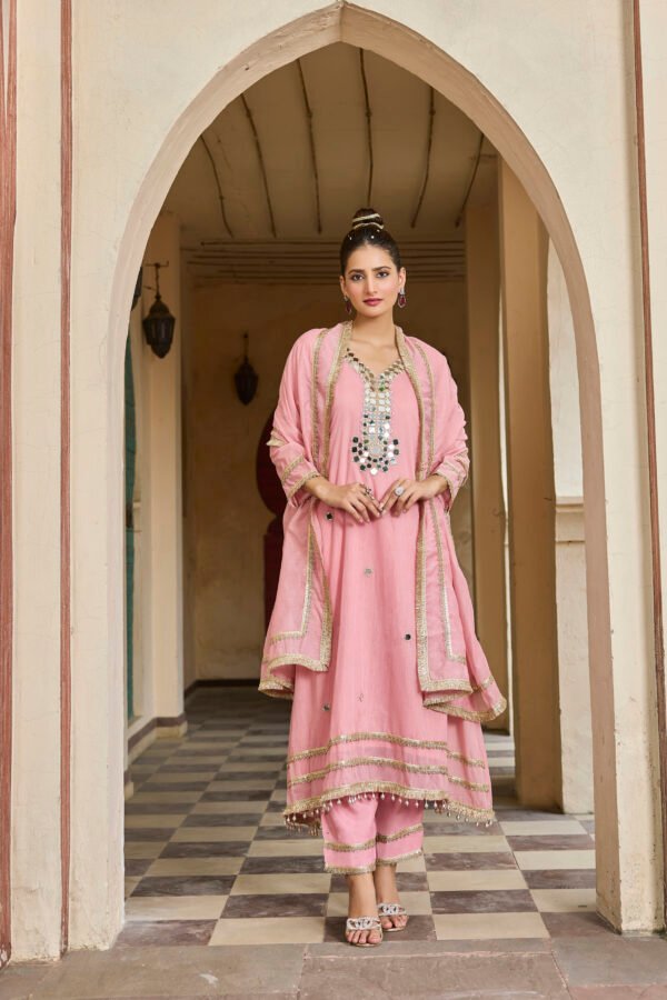 Rose Noor Mirror Kurta Set