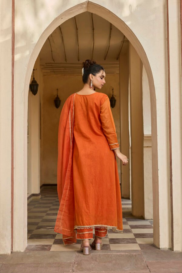 28-09-2025_BNY1045 Rust Mirror Luxe Kurta Set