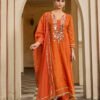 28-09-2025_BNY1063 Rust Mirror Luxe Kurta Set