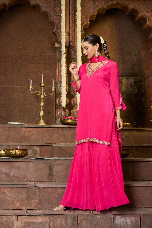 Rani Noor Embellished Sharara Set