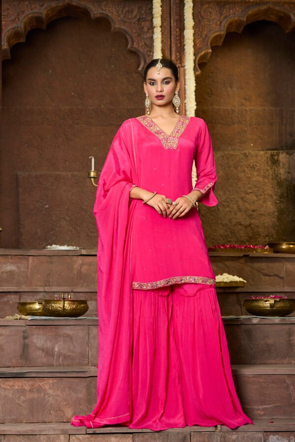 Rani Noor Embellished Sharara Set