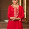 Zareen Red Heritage Co-Ord Set