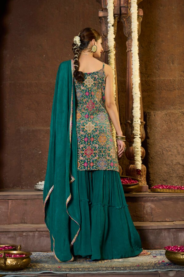 Emerald Zari Heritage Co-Ord Set