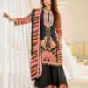Multi Stripe Black Suit Set