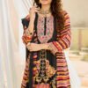 Multi Stripe Black Suit Set