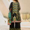 28-09-2025_BNY227_1 Black Printed Suit Set
