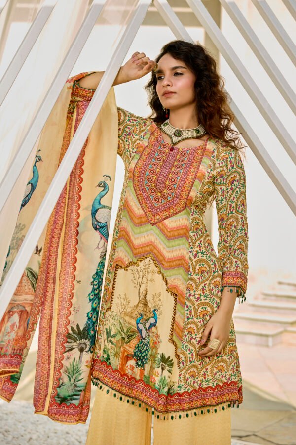 28-09-2025_BNY288_1 Ivory Printed Suit Set