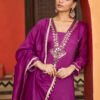 Fuchsia Noor Mirror Kurta Set